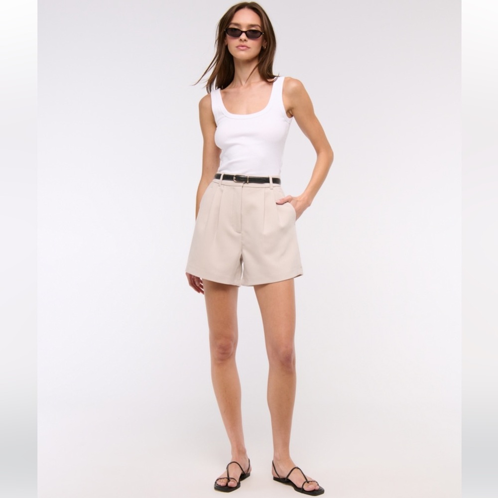 Abercrombie & Fitch Sloane Tailored Ultra High Rise Shorts